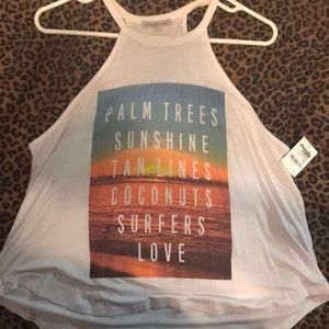 Charlotte Russe white tank top